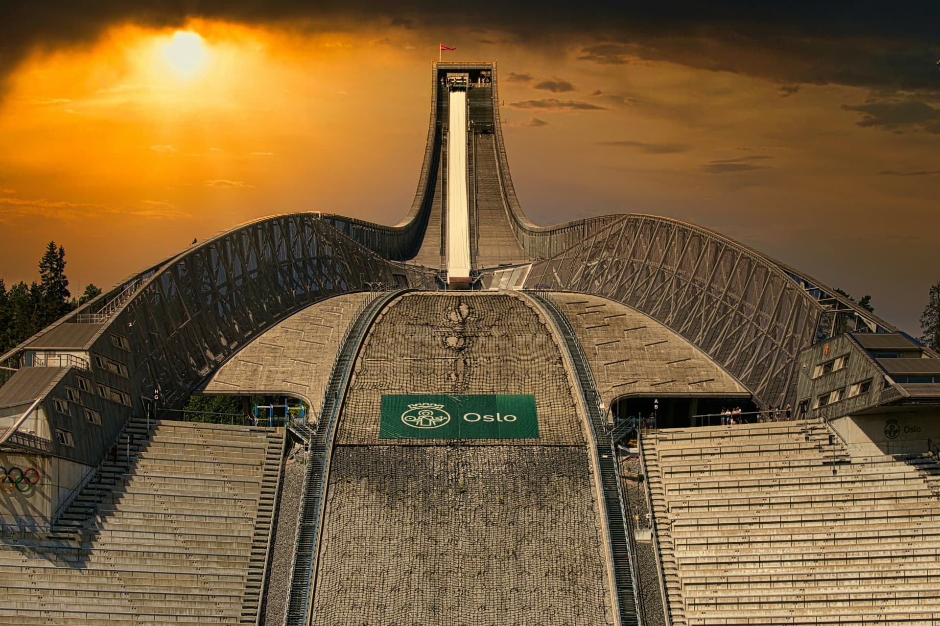Holmenkollen ski jump in Oslo