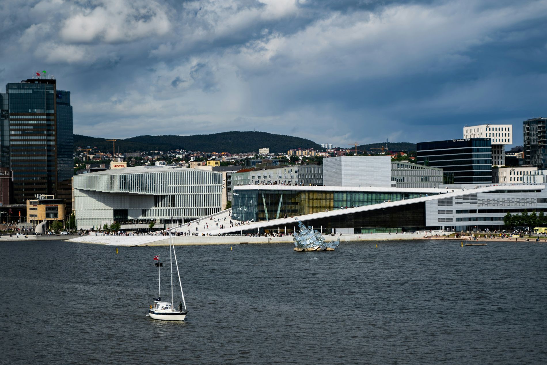 Modern waterfront architecture in Oslo